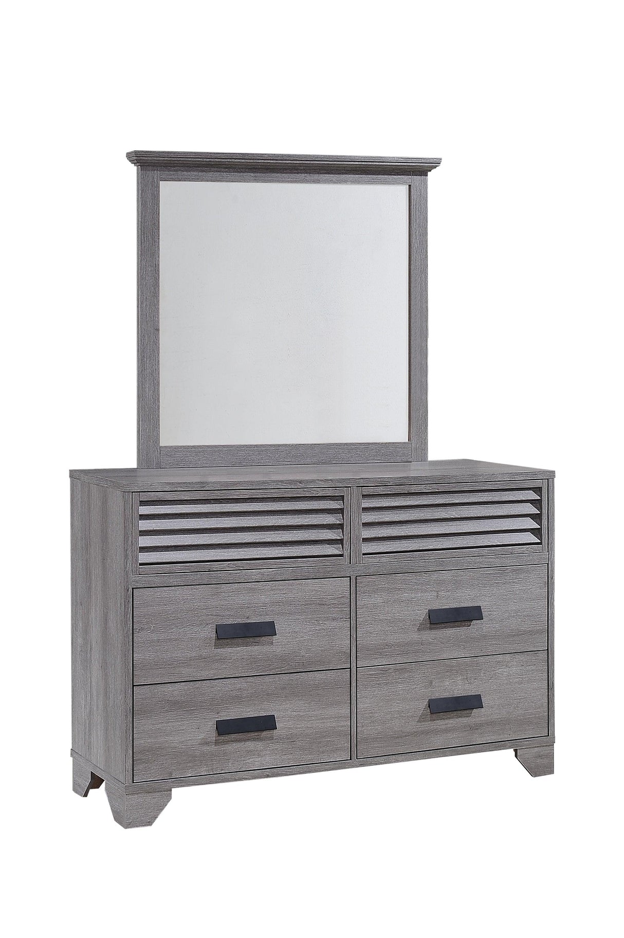 Sarter Gray Bedroom Mirror (Mirror Only) by Crown Mark at Eve Furniture