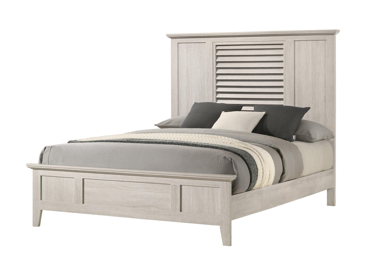 Sarter White Panel Bedroom Set by Crown Mark at Eve Furniture