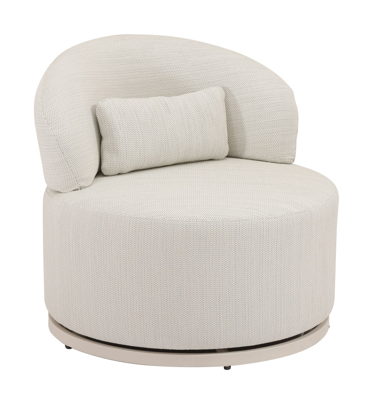 Sausalito Swivel Chair Beige by Zuomod at Eve Furniture