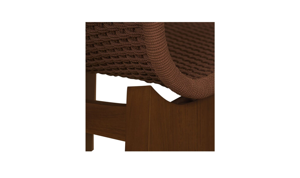 Savanna Outdoor Accent Chair Brown by Moe's Home at Eve Furniture