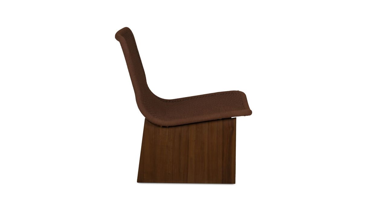 Savanna Outdoor Accent Chair Brown by Moe's Home at Eve Furniture