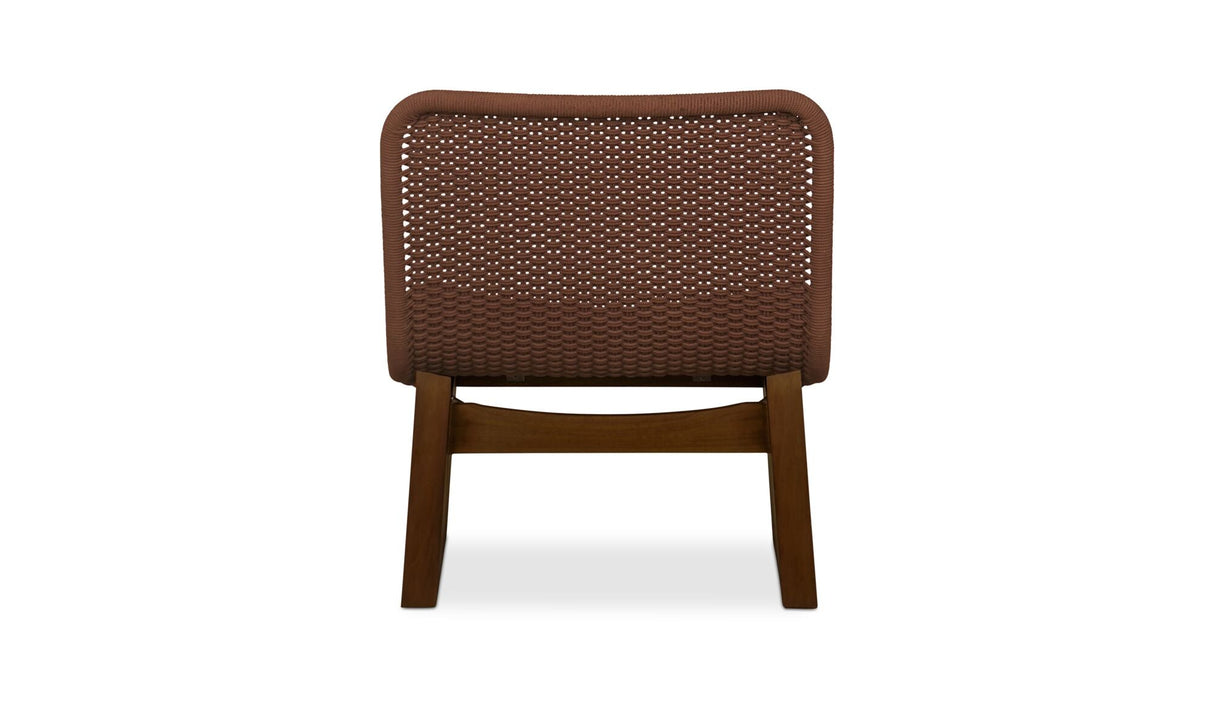 Savanna Outdoor Accent Chair Brown by Moe's Home at Eve Furniture