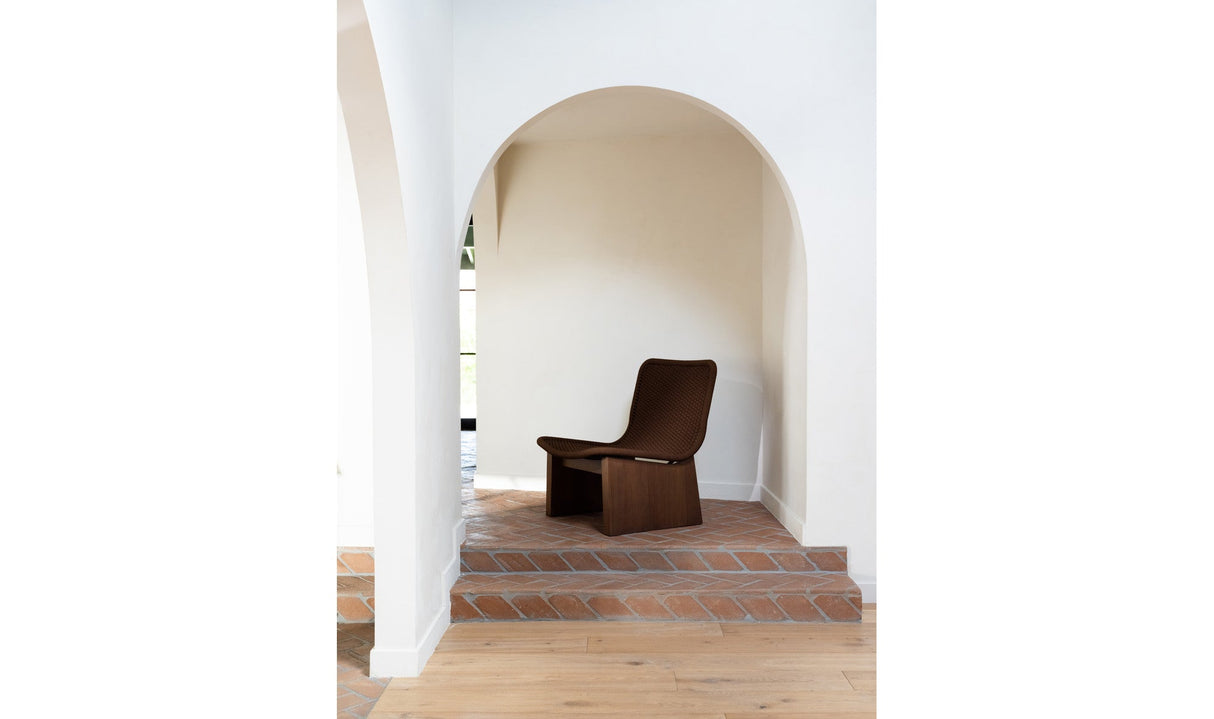 Savanna Outdoor Accent Chair Brown by Moe's Home at Eve Furniture