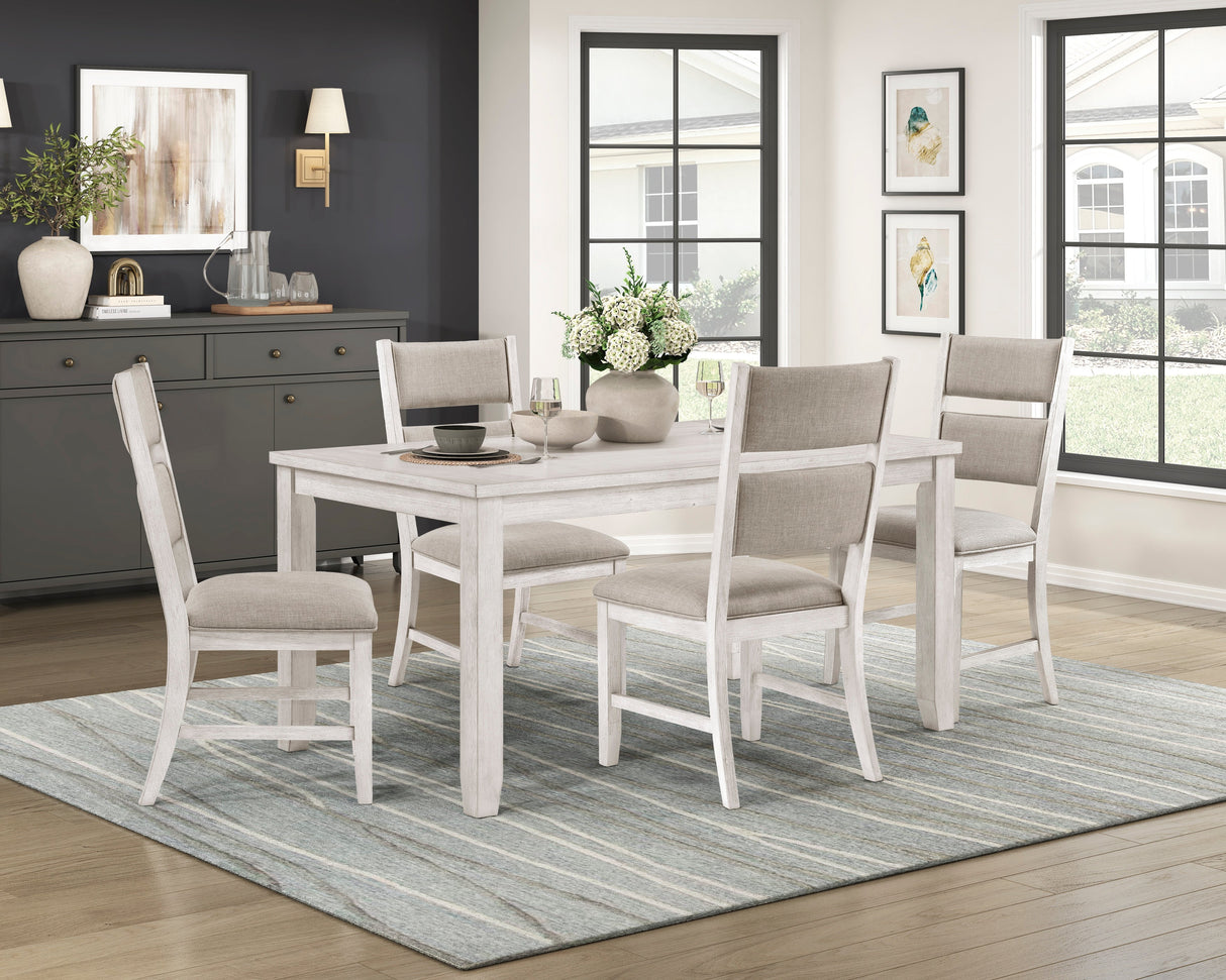 Savile Light Gray Side Chair, Set of 2 by Homelegance at Eve Furniture