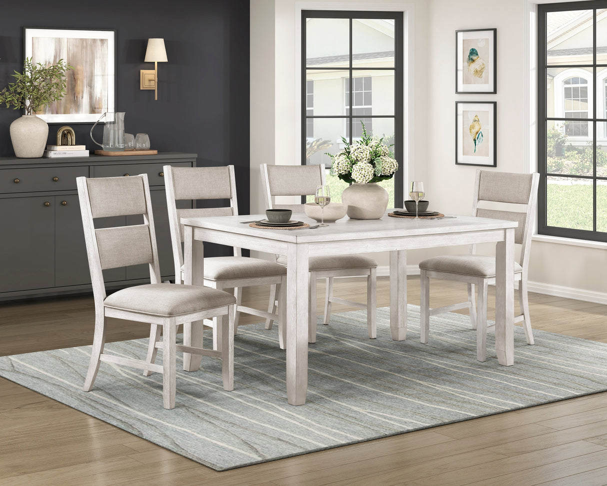 Savile Light Gray Side Chair, Set of 2 by Homelegance at Eve Furniture