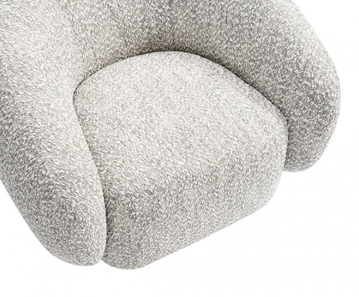Savino Brown Swivel Chair by Furniture of America at Eve Furniture