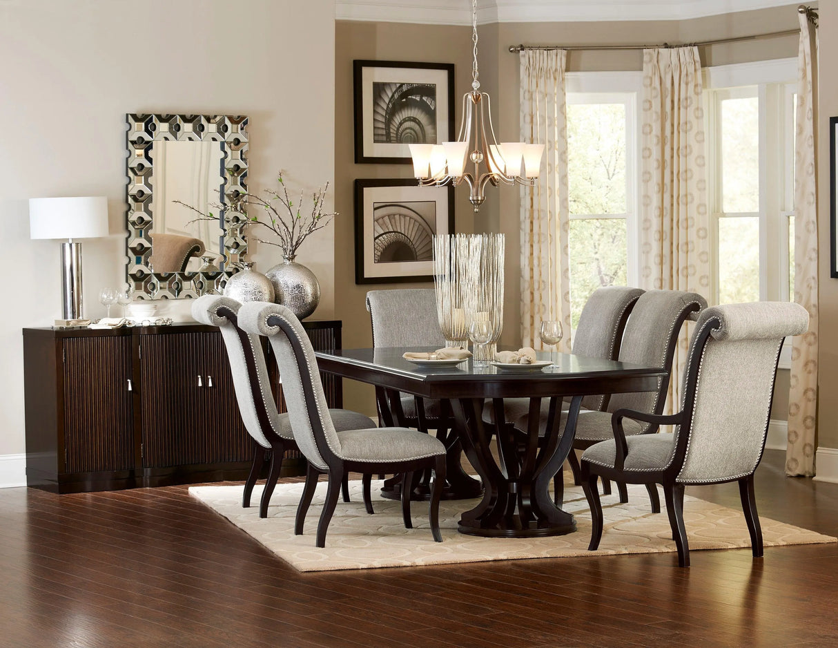 Savion Espresso Side Chair by Homelegance at Eve Furniture