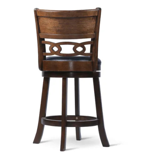 Savor Brown Swivel Counter Chair, Set of 2 by Homelegance at Eve Furniture