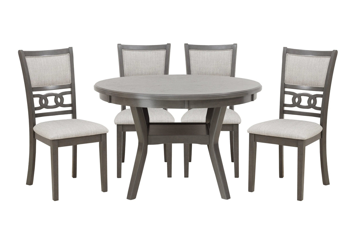 Savor Gray 5-Piece Dining Set by Homelegance at Eve Furniture