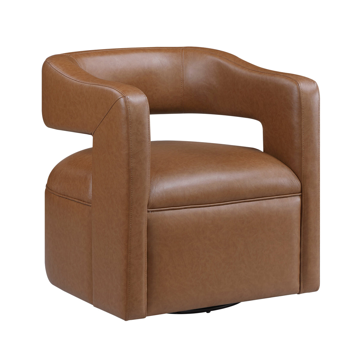 Sawyer Camel Swivel Chair by Homelegance at Eve Furniture