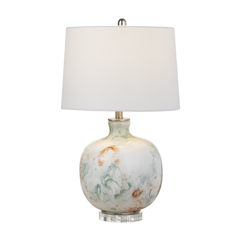 Saylor Green/Orange Table Lamp by Crestview at Eve Furniture
