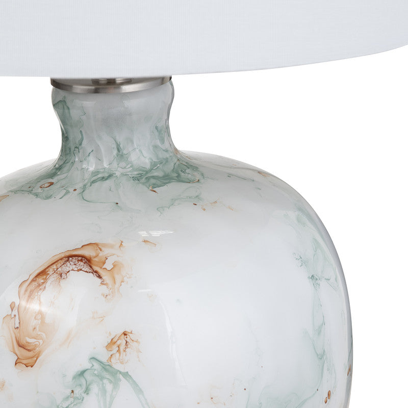 Saylor Green/Orange Table Lamp by Crestview at Eve Furniture