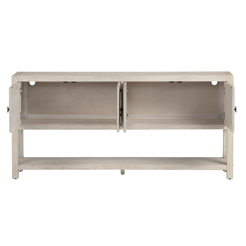 Saylor Tan Console Table by Crestview at Eve Furniture