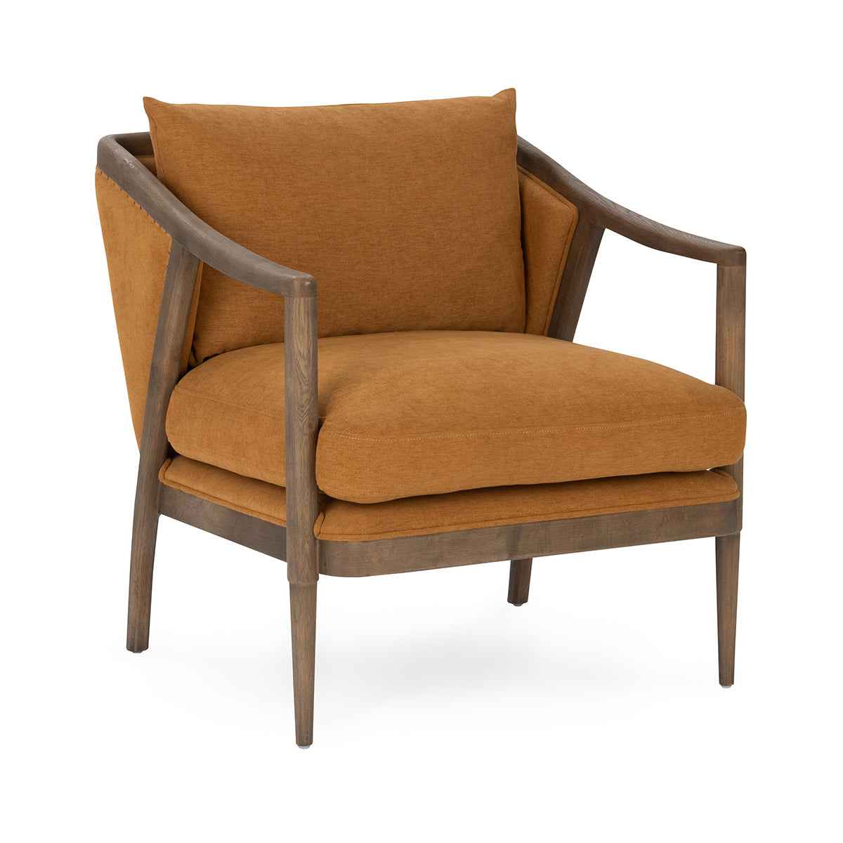 Scarlett Burnt Orange Accent Chair by Classic Home at Eve Furniture