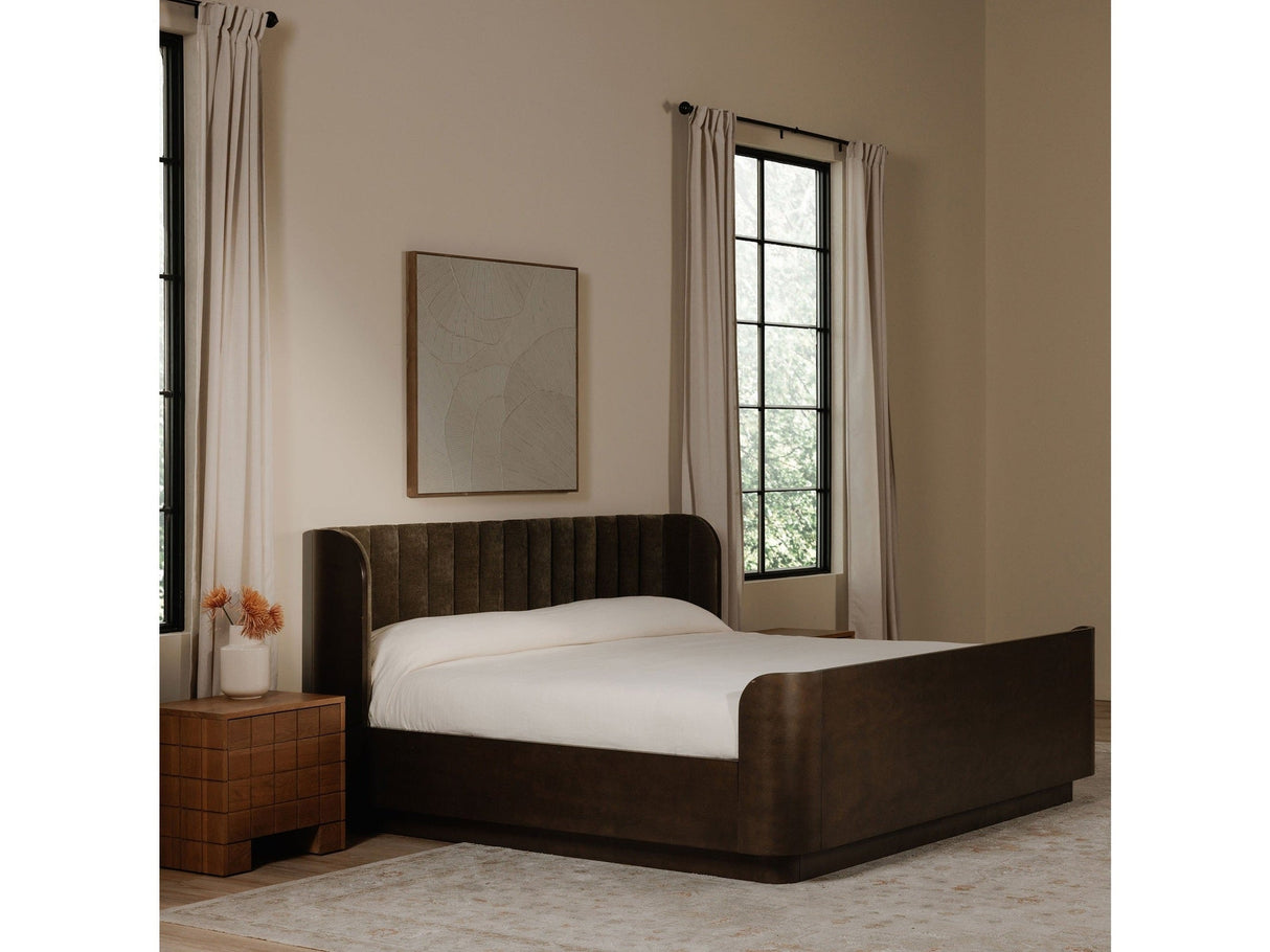 Scarlette Cedar Green King Bed by MOES at Eve Furniture