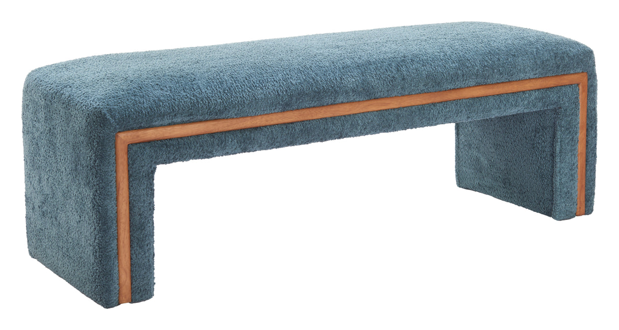 Scatola Blue Bench by Zuomod at Eve Furniture