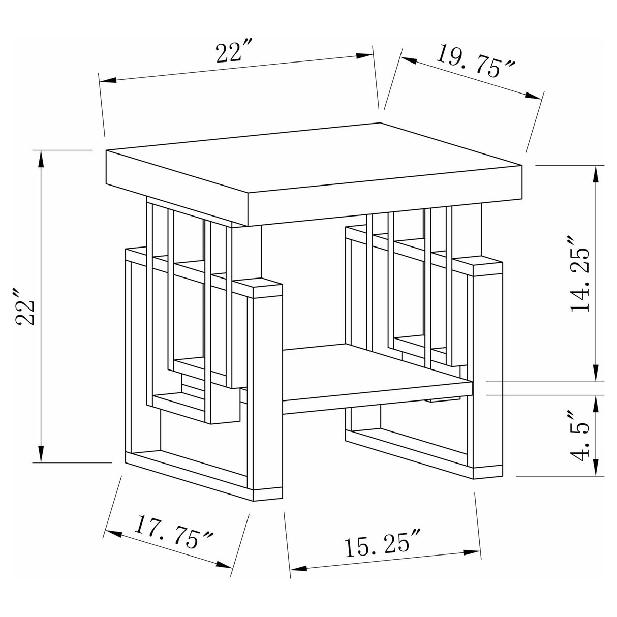 Schmitt White 3-Piece High Gloss Coffee and End Table Set by Coaster at Eve Furniture