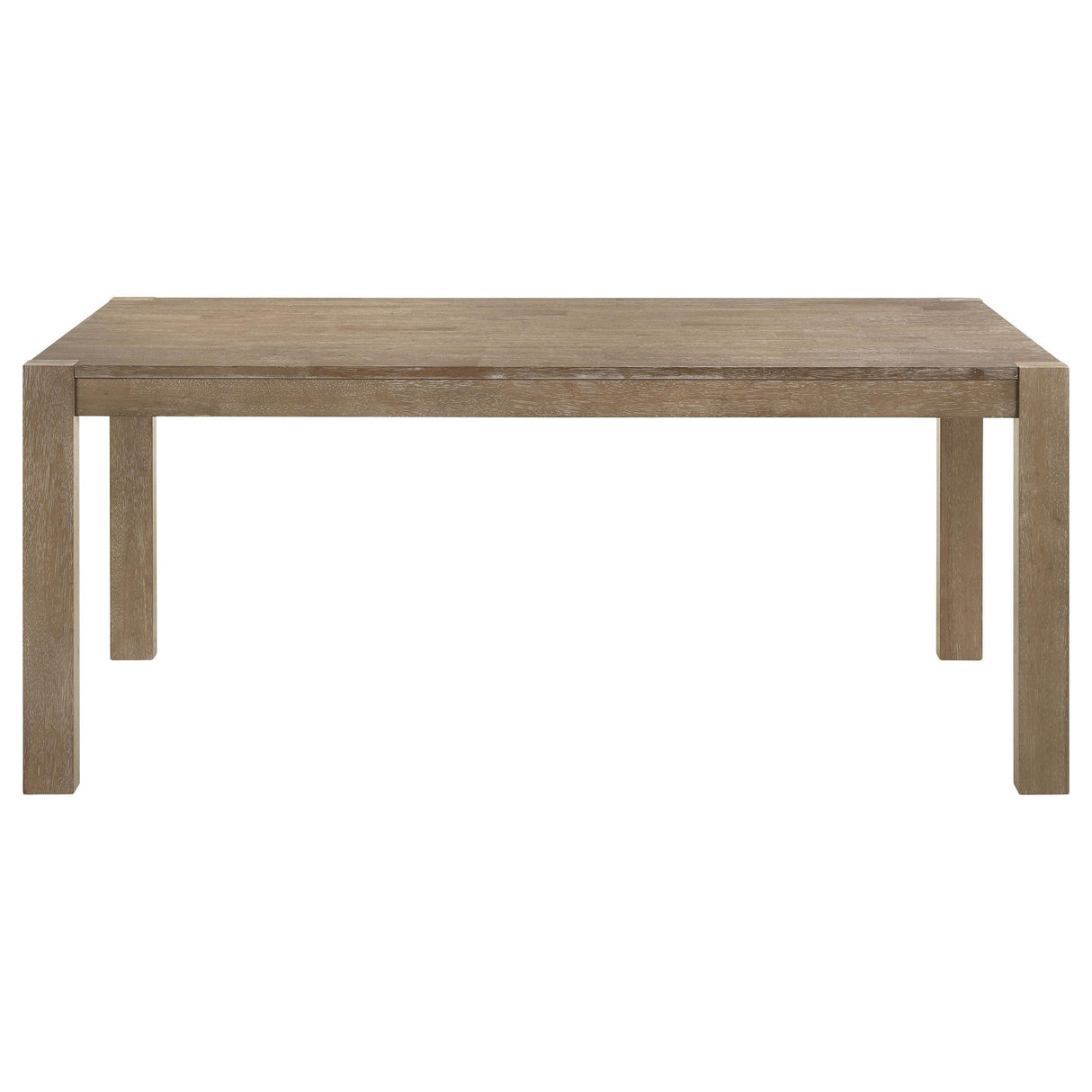 Scottsdale Brown Washed Rectangular Solid Wood Dining Table by Coaster at Eve Furniture