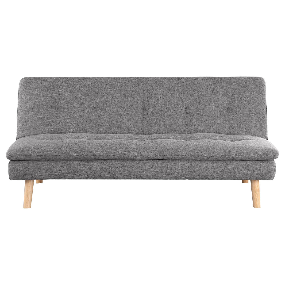 Scout Upholstered Tufted Convertible Sofa Bed Grey by Coaster at Eve Furniture