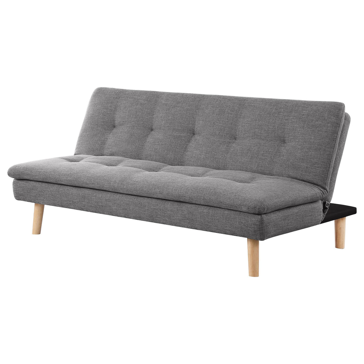Scout Upholstered Tufted Convertible Sofa Bed Grey by Coaster at Eve Furniture