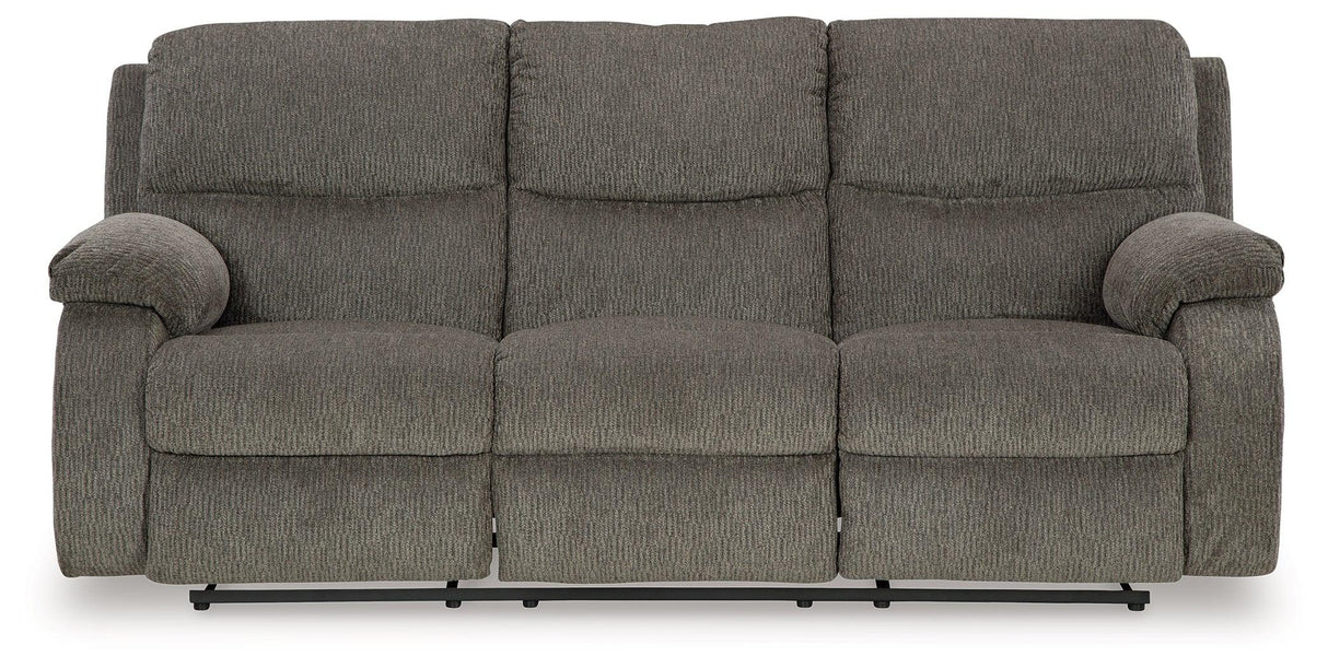 Scranto Brindle Manual Manual Reclining Sofa by Ashley at Eve Furniture