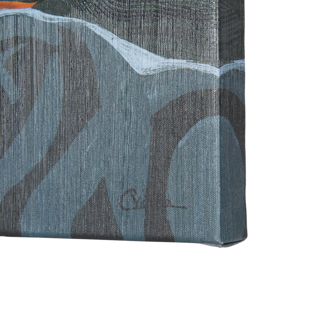 Sea bay at nitght III by Mercana Studio a Hand Embellished Textured Canvas by Mercana at Eve Furniture