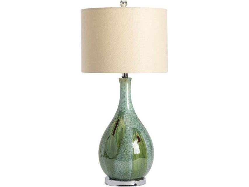 Sea Scape Green Table Lamp by Crestview at Eve Furniture