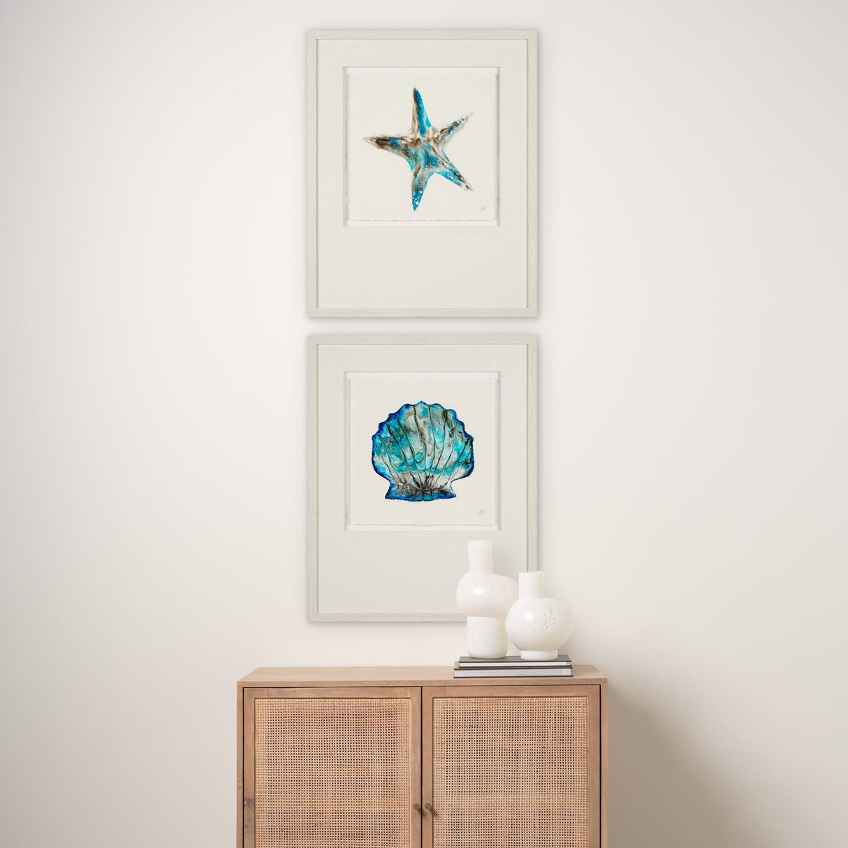 Sea Star by Studio M a handmade Original Framed Artwork under Glass by Mercana at Eve Furniture