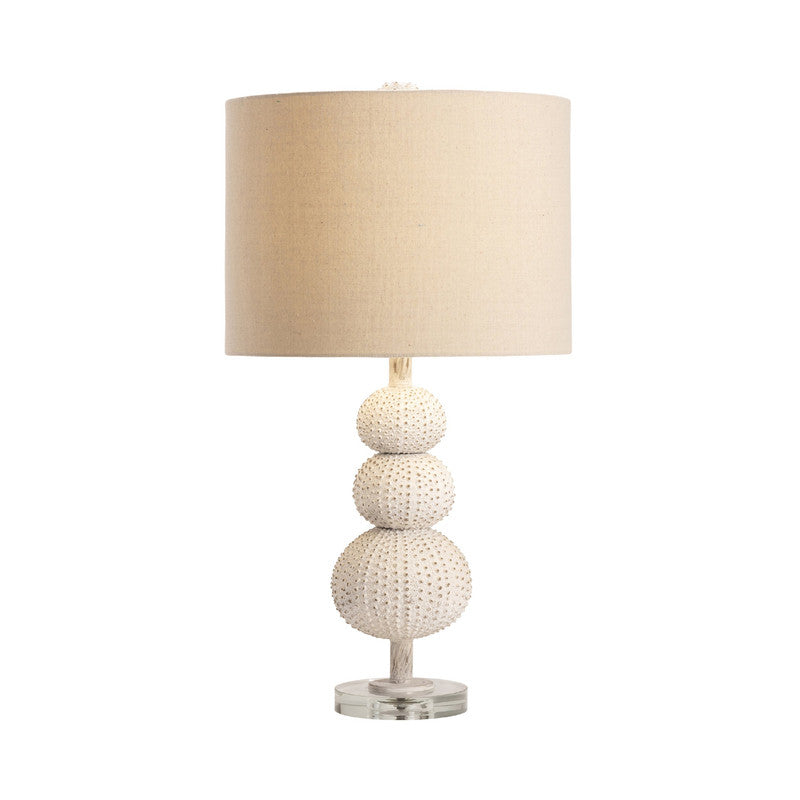 Sea Urchin White Table Lamp (Set of 2) by Crestview at Eve Furniture