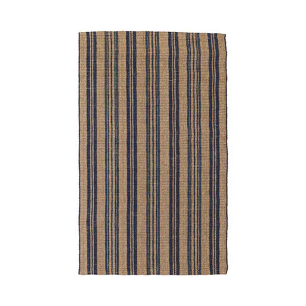 Seagrass Cabana Navy Stripe Rug by Classic Home at Eve Furniture