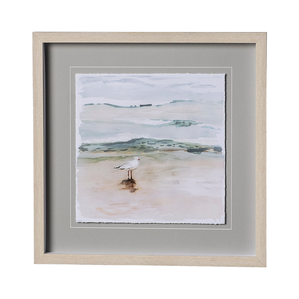Seagull Cove I by Victoria Borges a Framed Art Print Matted under Glass by Mercana at Eve Furniture