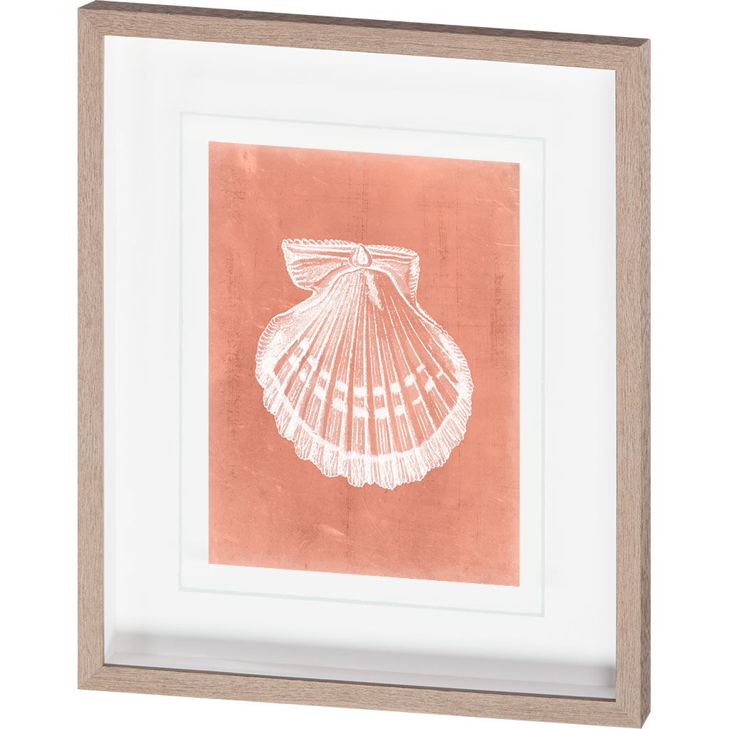 Sealife on Coral VII by Vision Studio Hand Embellished Textured Framed Art Print Matted under Glass by Mercana at Eve Furniture