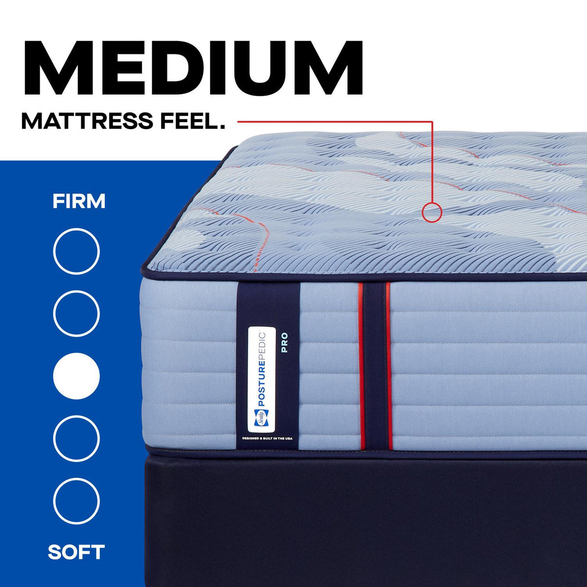 Sealy Posturepedic Dupont II Medium Mattress by Sealy at Eve Furniture