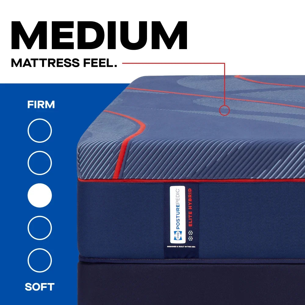 Sealy Posturepedic Elite High Point II Hybrid Medium Mattress by Sealy at Eve Furniture
