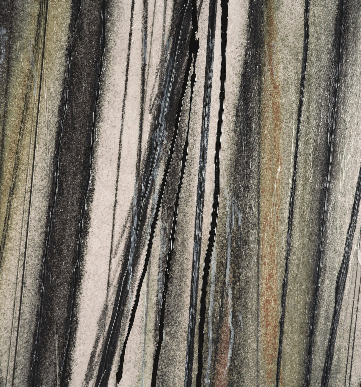 Seam II by Chad Warren a Hand Embellished Textured Framed Canvas by Mercana at Eve Furniture