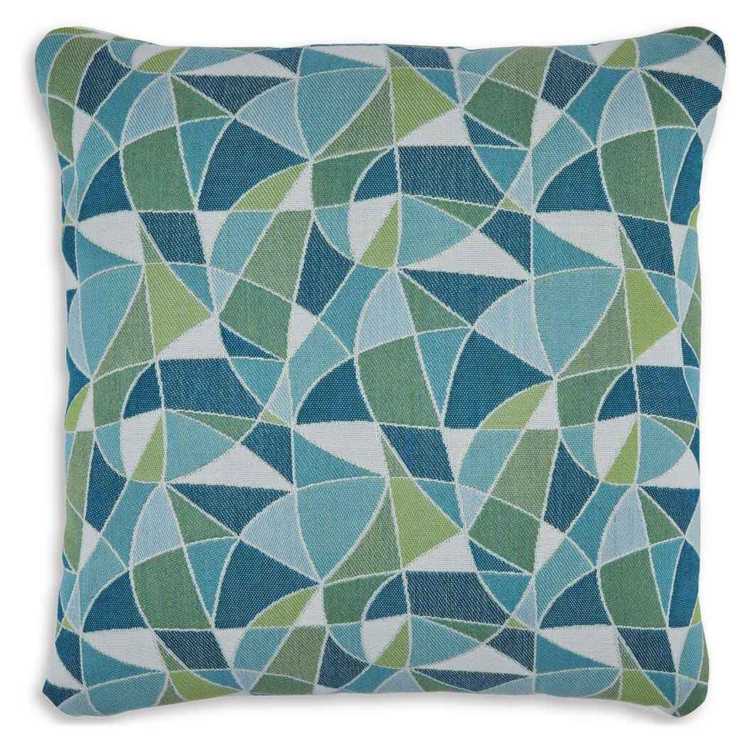 Seanow Next-Gen Nuvella Green/Turquoise/White Pillow by Ashley at Eve Furniture