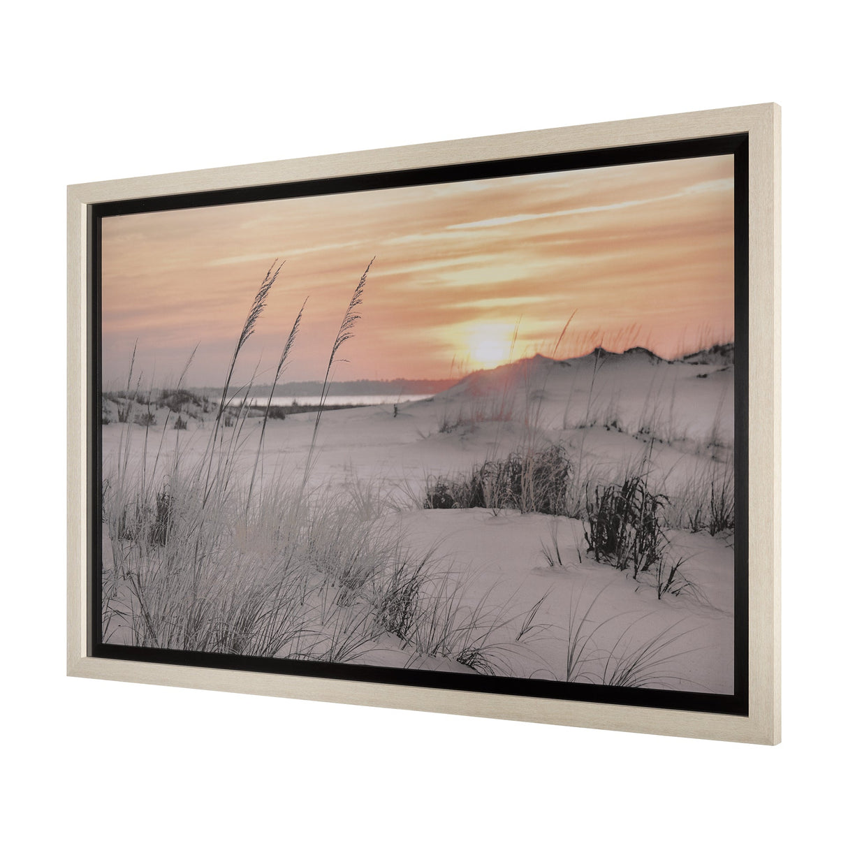 Seashore Sunset by Mercana Studio a Framed Photo Art Print Matted under Glass by Mercana at Eve Furniture