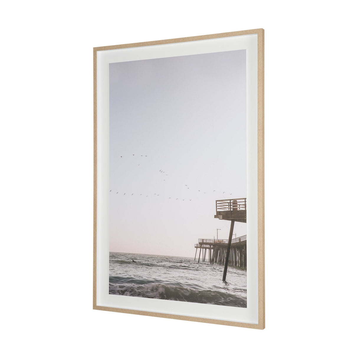 Seaside Serenity by Shot By Clint Framed Photo Print Matted under Glass by Mercana at Eve Furniture