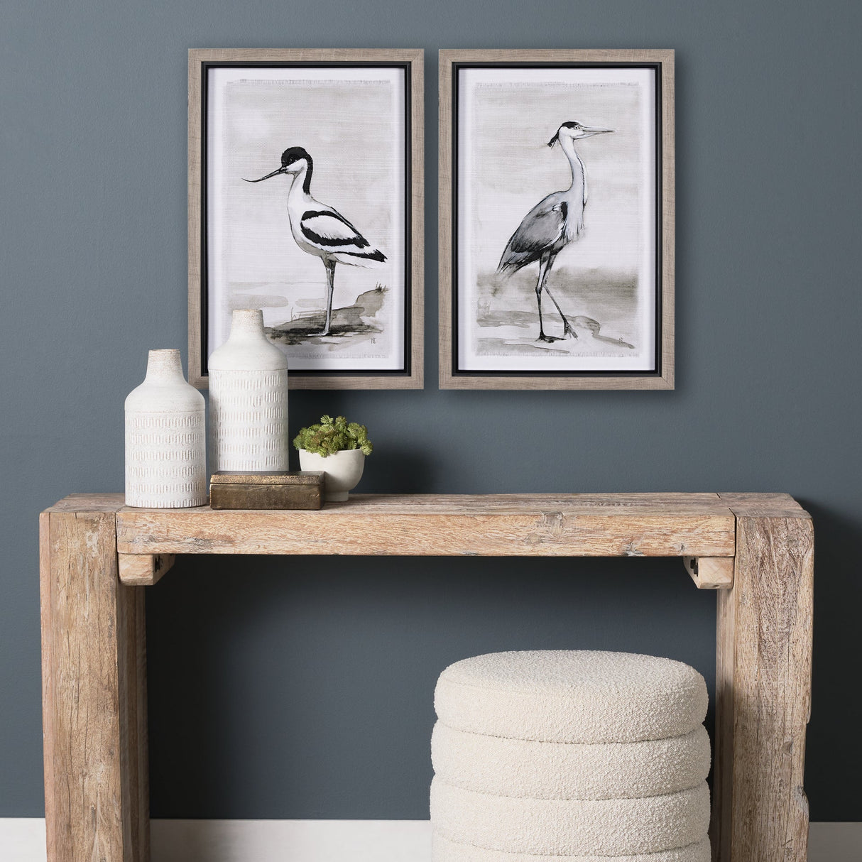 Seaside Vacation I by Mercana Studio a Hand Embellished Textured Framed Art Print by Mercana at Eve Furniture