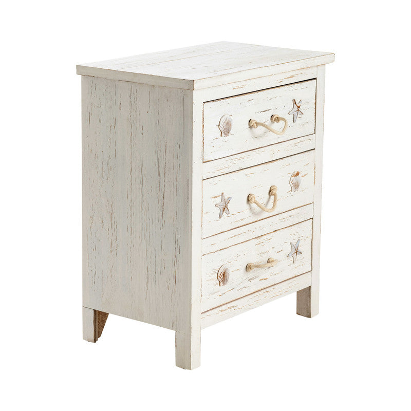 Seaside White Chest by Crestview at Eve Furniture