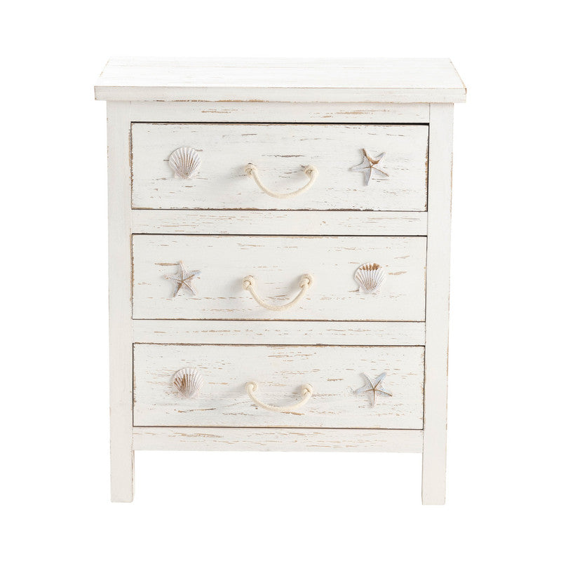 Seaside White Chest by Crestview at Eve Furniture