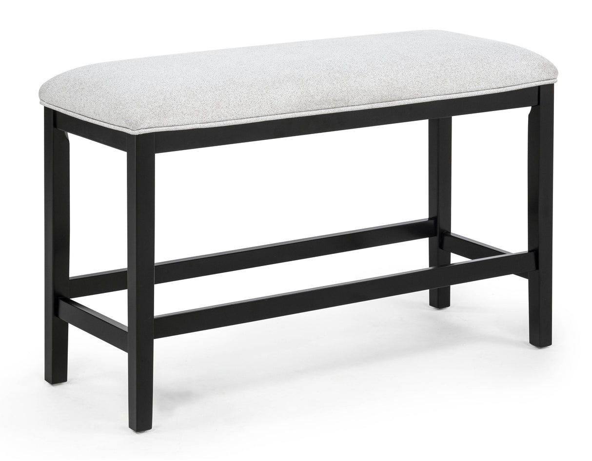 Sebastian Black/Gray Counter Height Set by Crown Mark at Eve Furniture