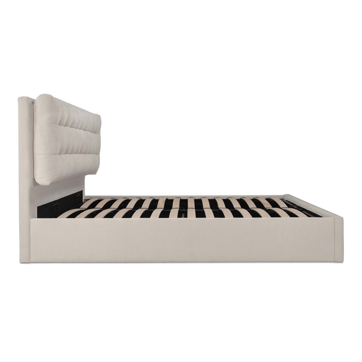 Sebastion Cream King Storage Bed by MOES at Eve Furniture
