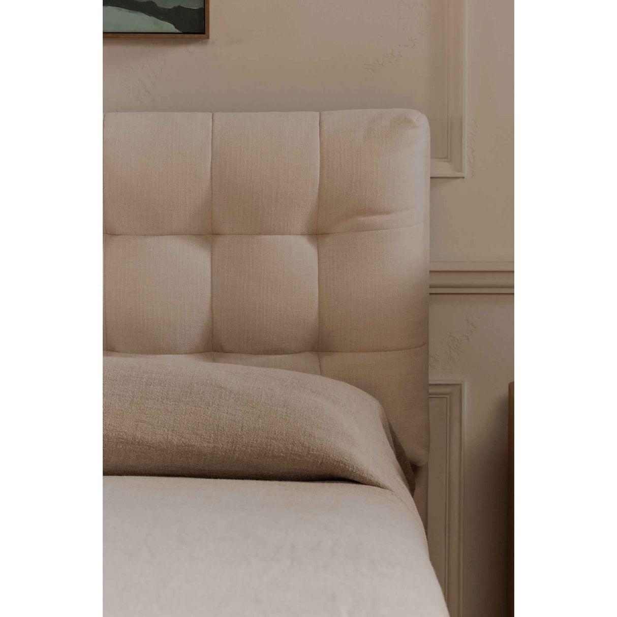 Sebastion Cream Queen Storage Bed by Moe's Home at Eve Furniture