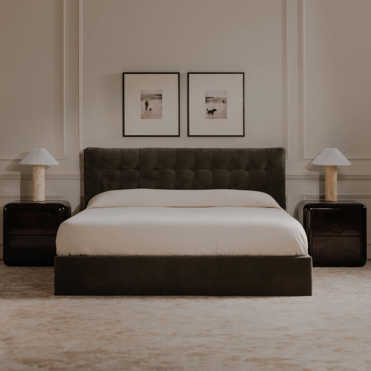 Sebastion Green Queen Storage Bed by Moe's Home at Eve Furniture