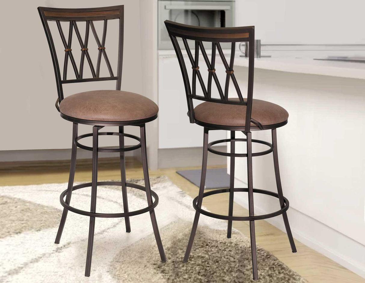 Sedona 30″ Bar Stool, Swivel by Steve Silver at Eve Furniture