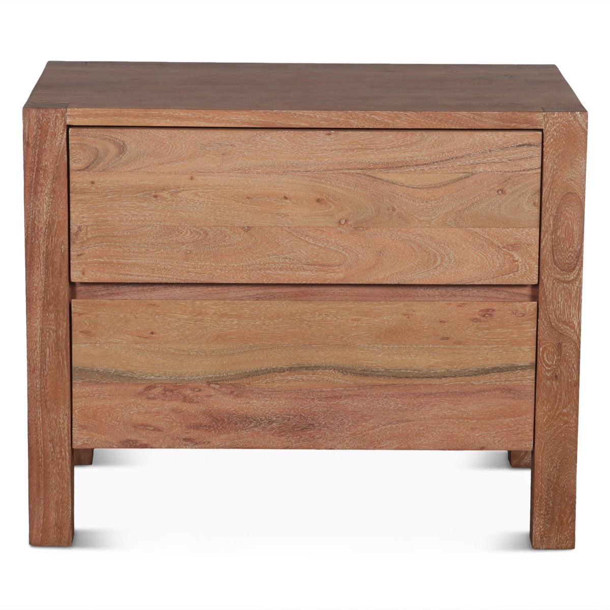 Sedona 32" Nightstand in Brushed Acacia by Home Trends & Design at Eve Furniture