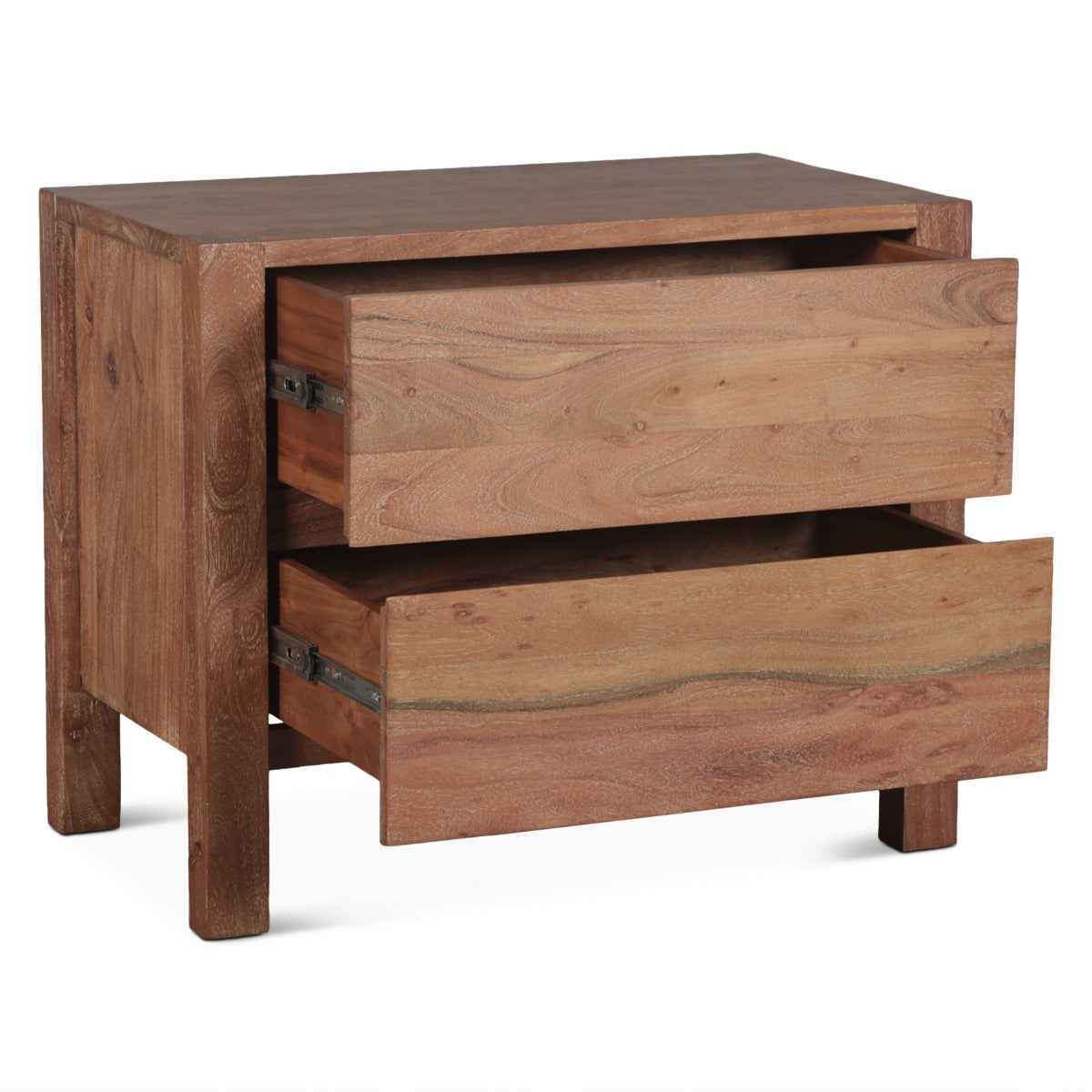 Sedona 32" Nightstand in Brushed Acacia by Home Trends & Design at Eve Furniture