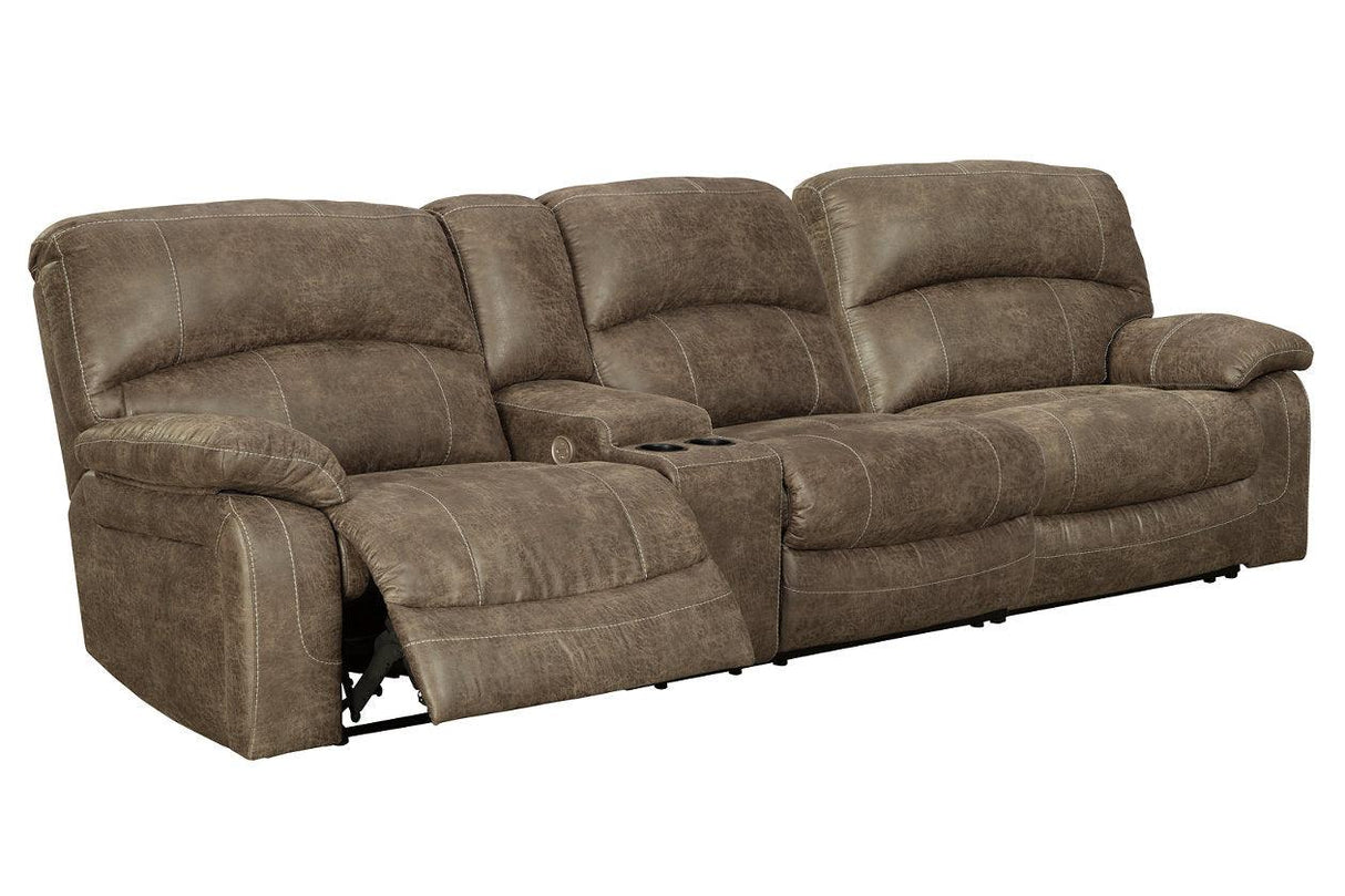 Segburg Driftwood 2-Piece Power Reclining Sofa by Ashley at Eve Furniture