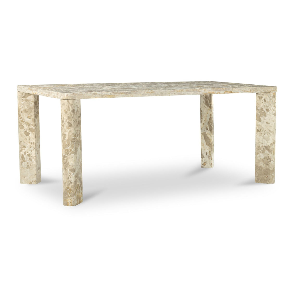 Segment Beige Panther Stone Dining Table by Moe's Home at Eve Furniture
